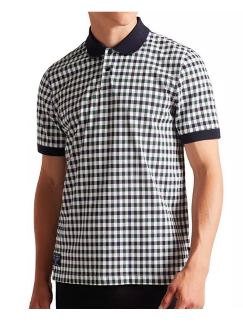 Ted Baker Checkered Polo Shirt